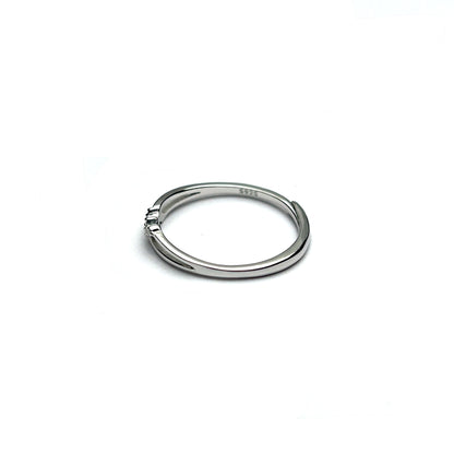 Minimal Modern Silver Ring