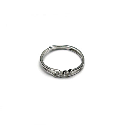 Minimal Modern Silver Ring