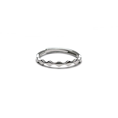 Minimal Modern Silver Ring