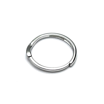 Minimal Modern Silver Ring