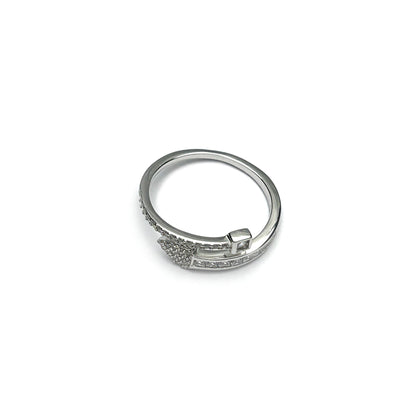 Minimal Modern Silver Ring