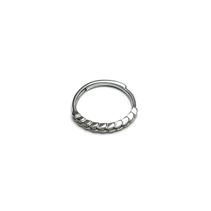 Minimal Modern Silver Ring