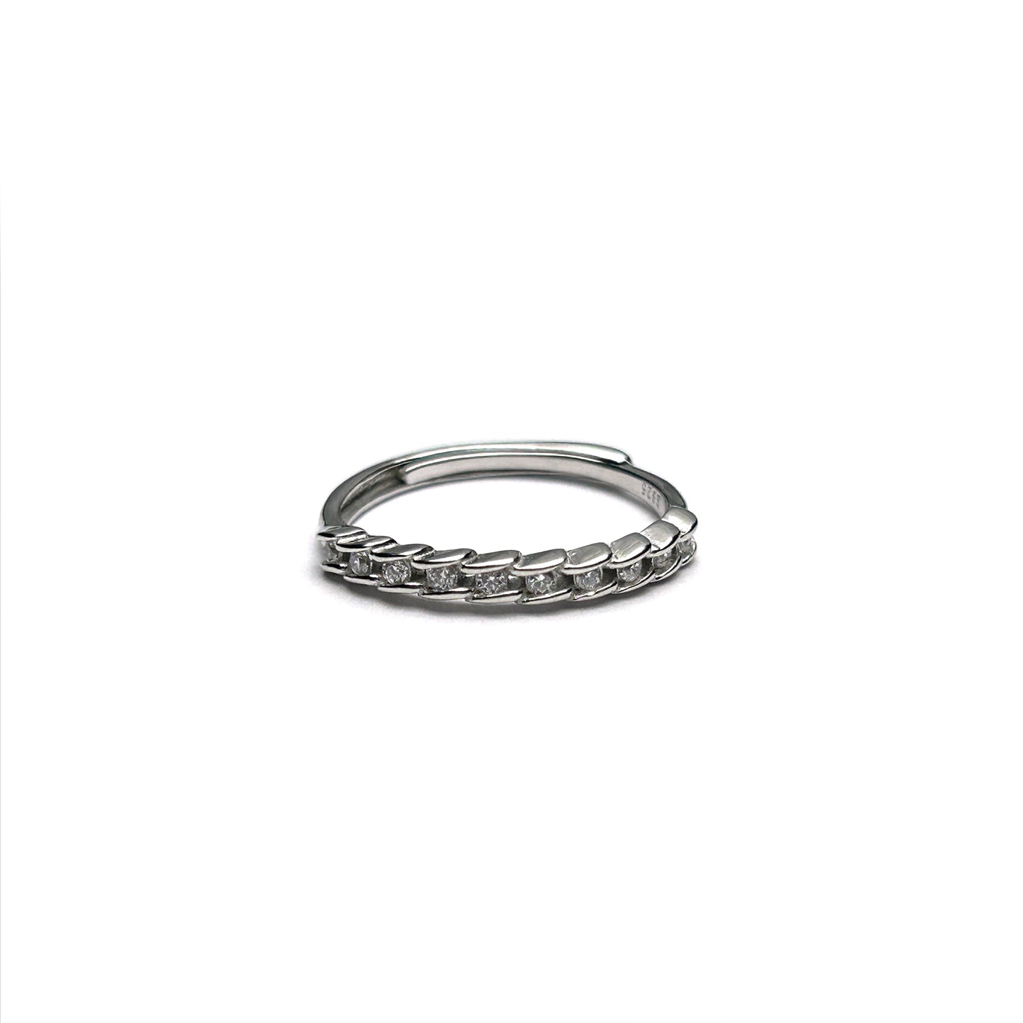 Minimal Modern Silver Ring