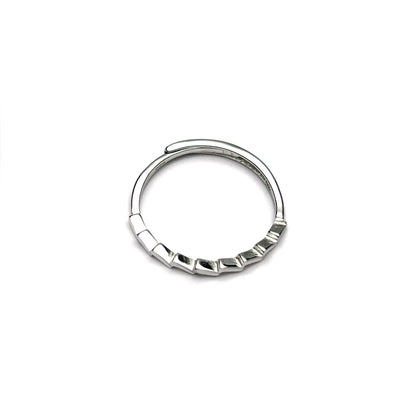 Minimal Modern Silver Ring