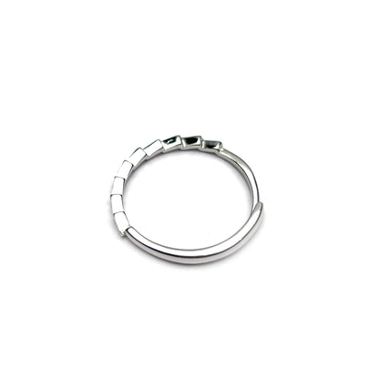 Minimal Modern Silver Ring