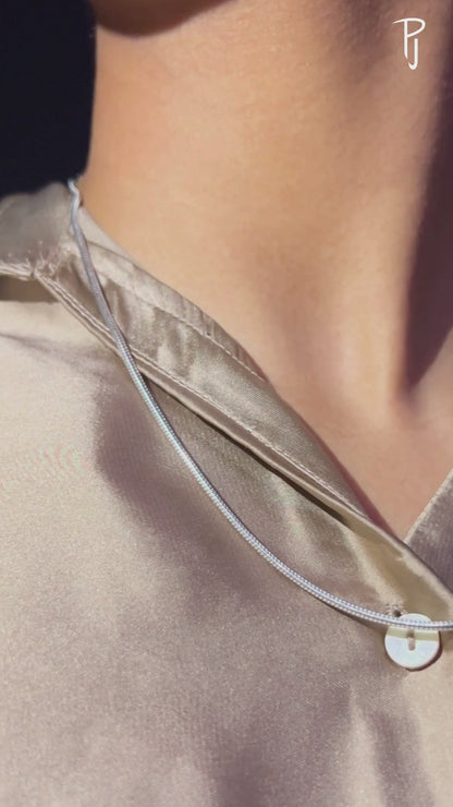 Snake Designer Silver Adjustable Chain